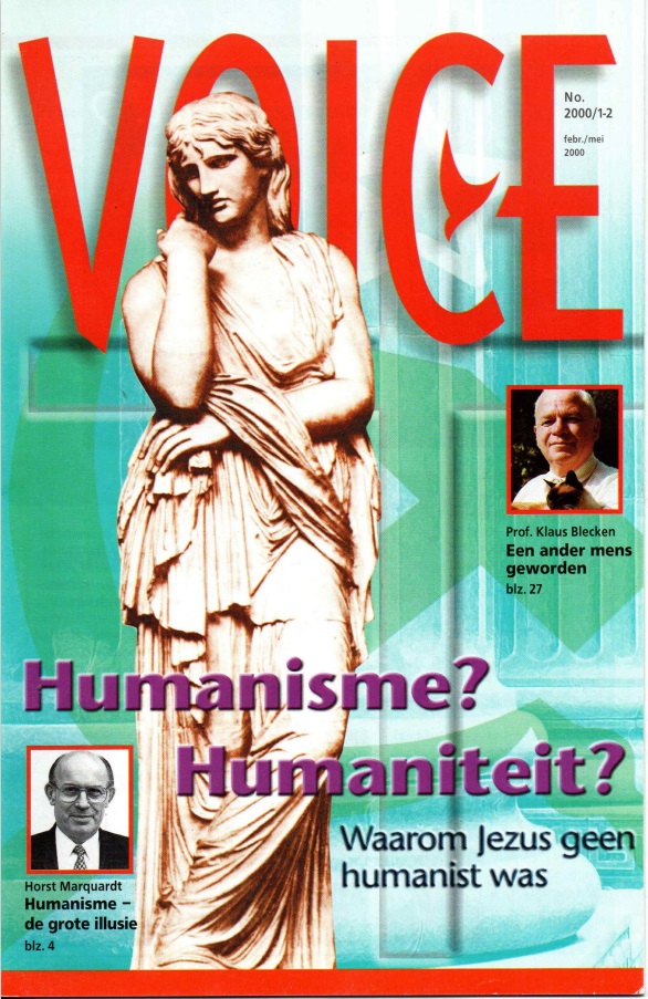 Front Page of Dutch VOICE 2000/1-2
