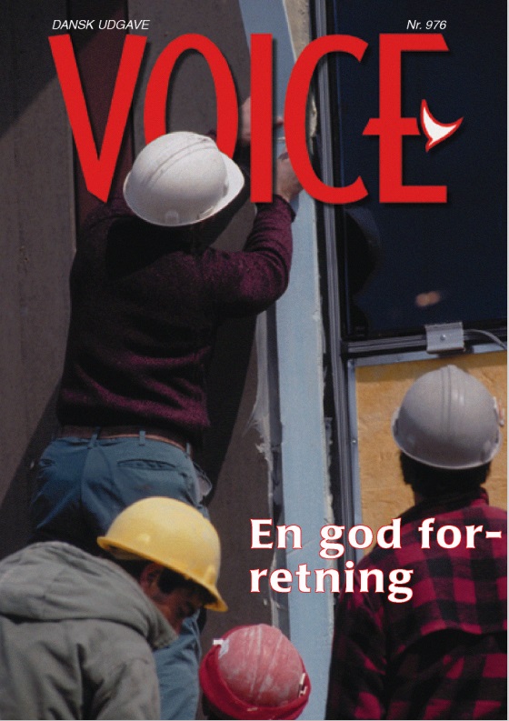 Front Page of Danish VOICE 976