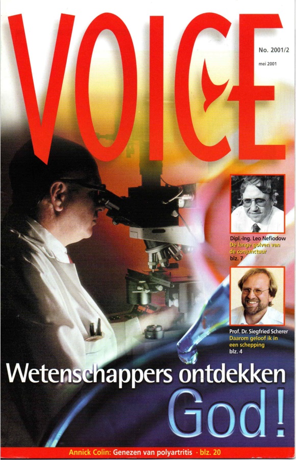 Front Page of Dutch VOICE 2001/2