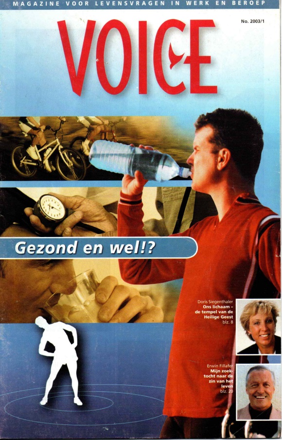 Front Page of Dutch VOICE 2003/1