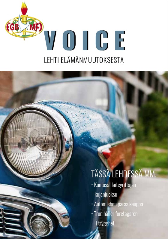 Front Page of Finnish VOICE 2021-1