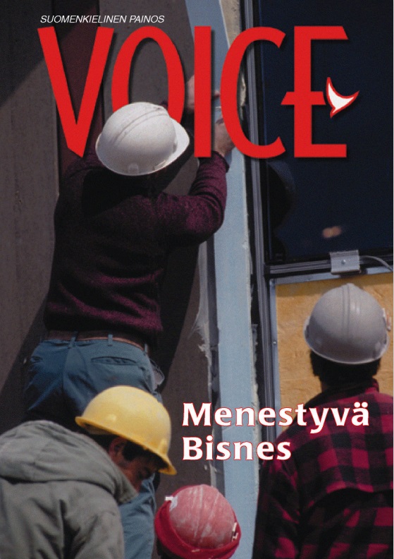 Front Page of Finnish VOICE 976