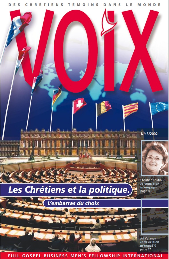Front Page of French VOICE 3/2002